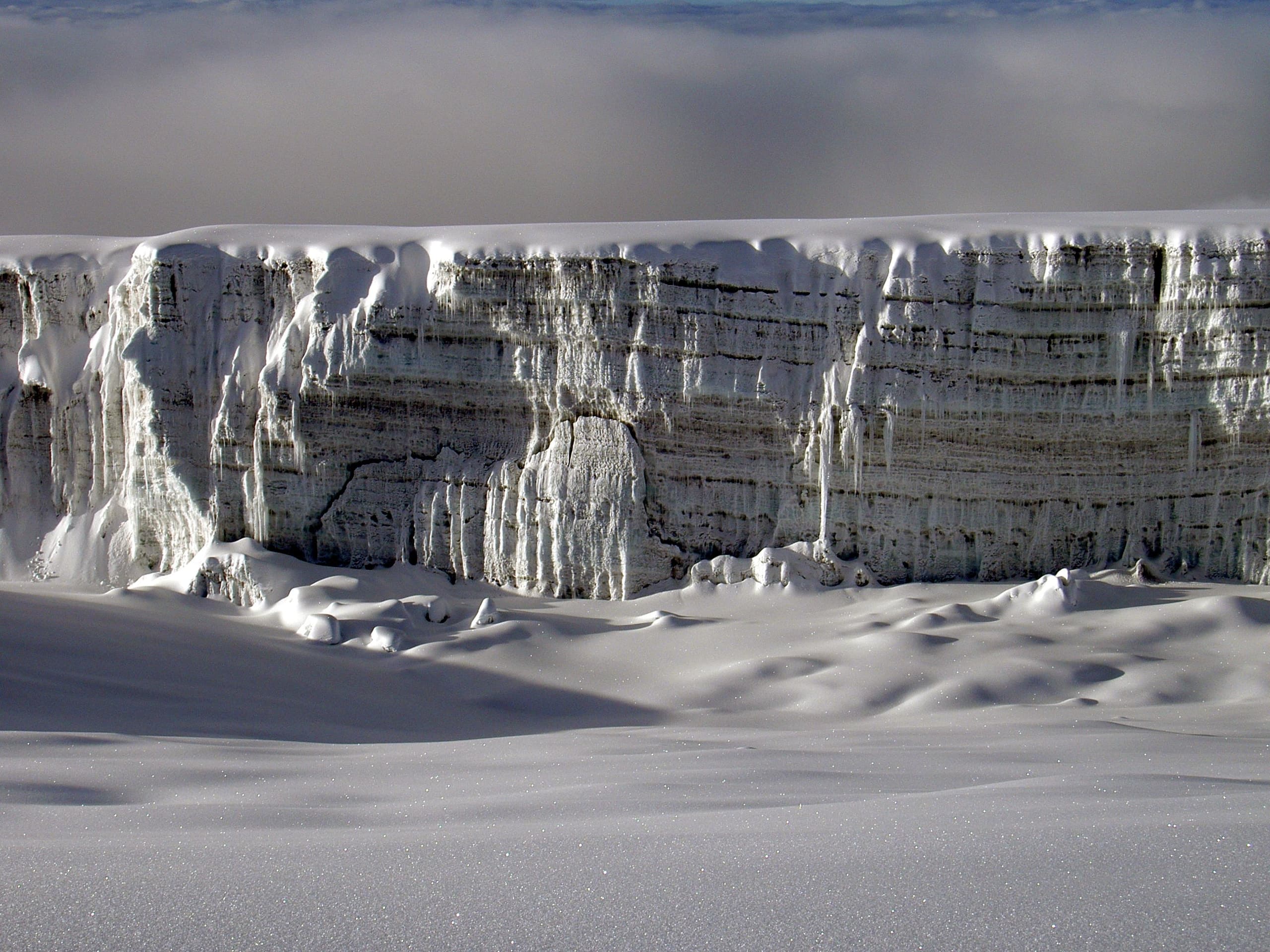 The Southern Glacier on Mount Kilimanjaro