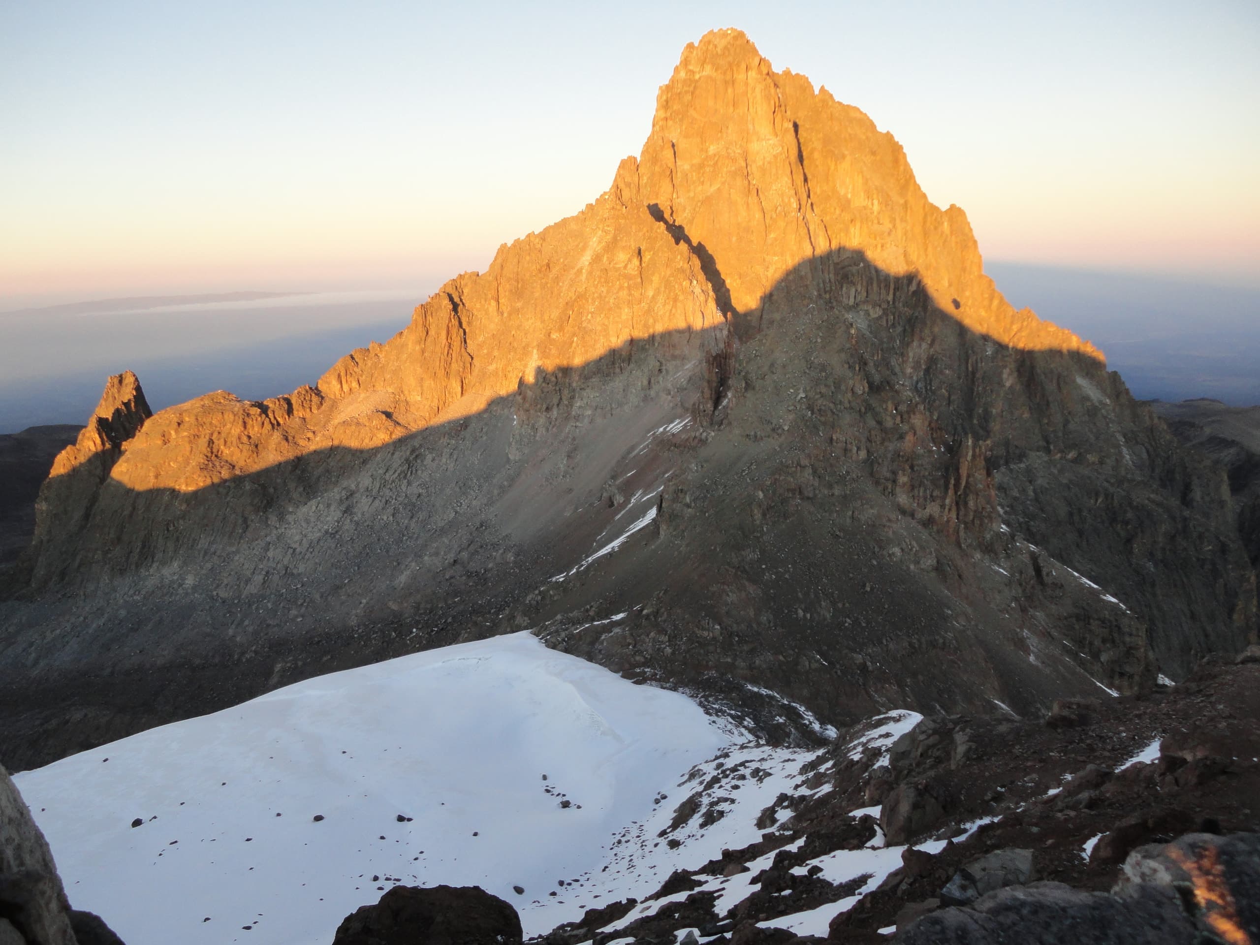 Batian, the highest peak of Mount Kenya